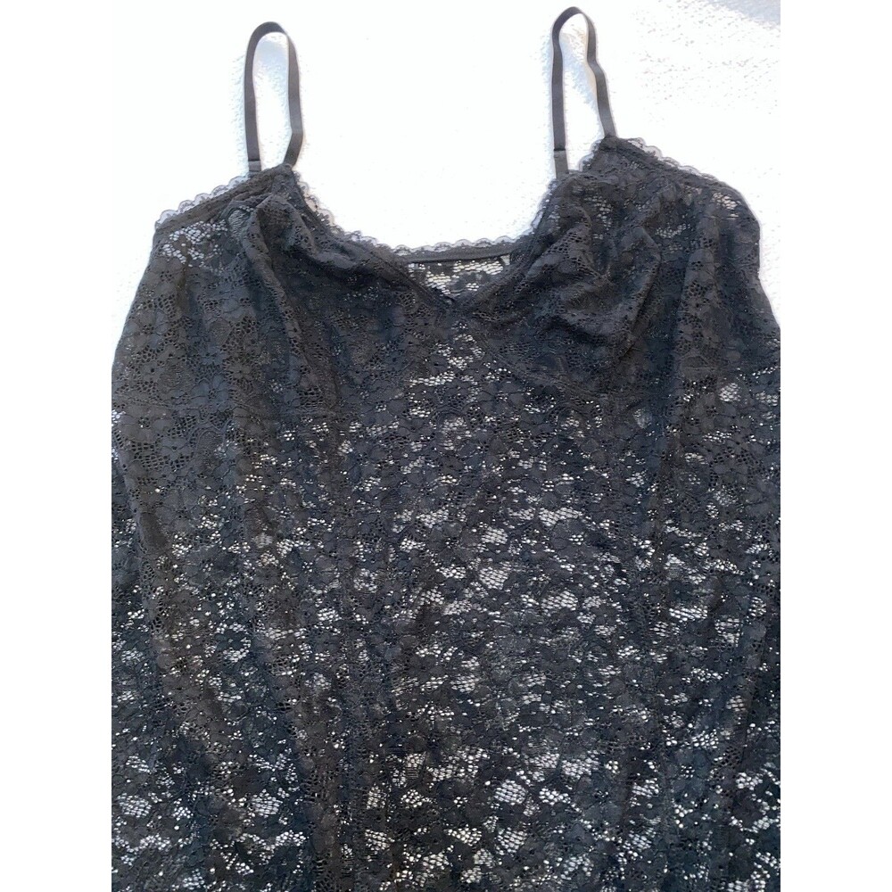 Torrid Curve Black Floral Lace Camisole Lingerie  - Plus Size 6 (6X) - Picture 2 of 7